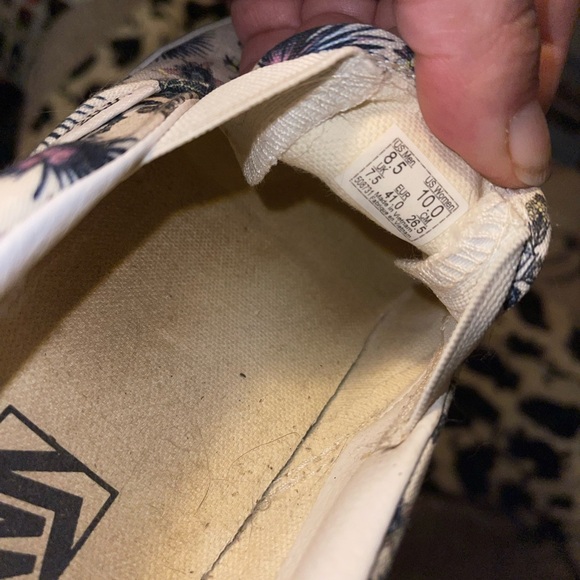 Vans Floral Canvas Slip-Ons - Picture 3 of 3